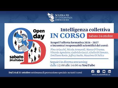 Video Intelligenza collettiva in corso. L'open day della Scuola di cittadinanza del Fatto