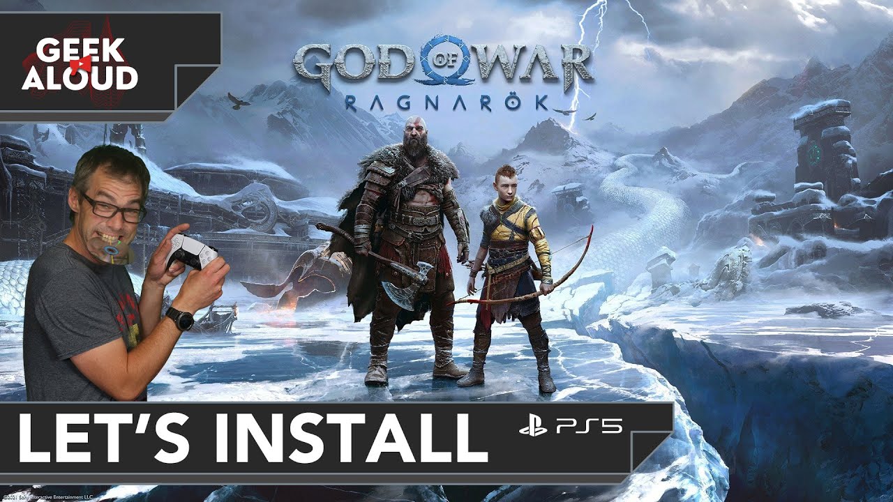 PS5 Setup! God of War Ragnarok Edition 