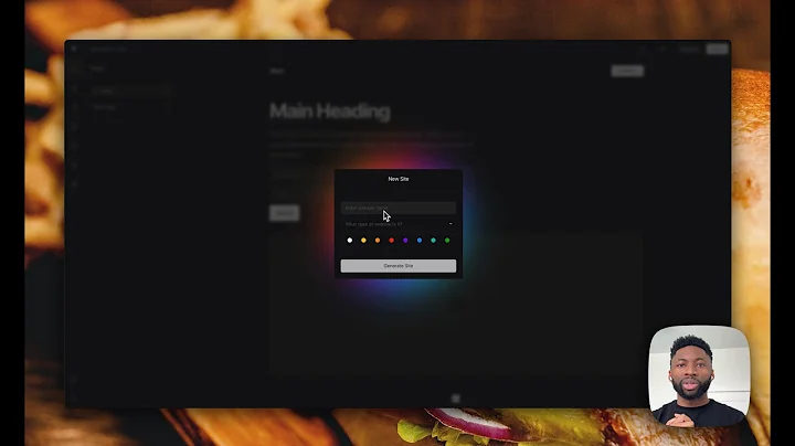 Vzy AI website builder