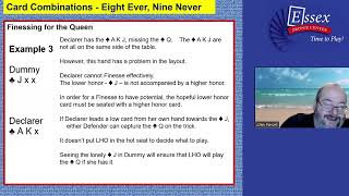 Card Combinations   8 Ever 9 Never