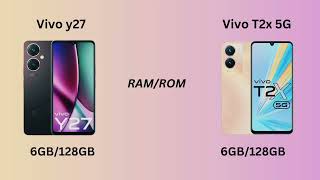 Vivo y27 Vs Vivo T2x 5G | Specs, Features and Full Comparison