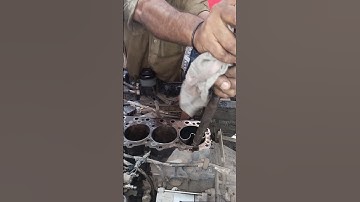 isuzu expert how to remove salev liner local work shop Isuzu nkr truck shot video viral