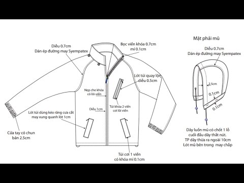 Video THIẾT KẾ AO JACKET TAY JAGLANG (VIDEO 02) - youtube