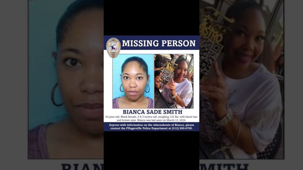 34 YEAR OLD BIANCA SMITH IS MISSING FROM PFLUGERVILLE TEXAS SHARE HER FACE TO BRING HOME 
