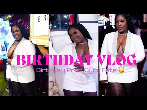 BIRTHDAY♋️PREP+ VLOG| HAIR |NAILS |MAKEUP| @BLENDLOUNGE| MIZWE FETE♋️