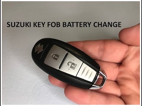 Ren køleskab ubrugt Suzuki Key Fob Battery Replacement. Baleno, Swift, Vitara, - YouTube