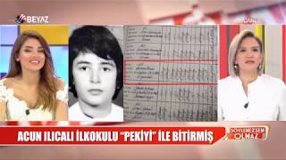 Acun Ilıcalının, Ilkokul Karnesi Bulundu