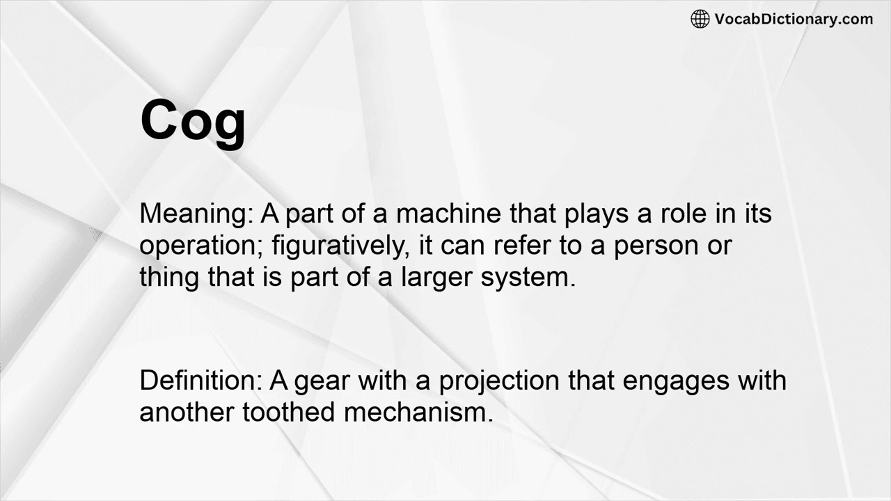 Cog Meaning