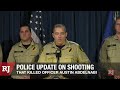 Las Vegas police update on officer's killing