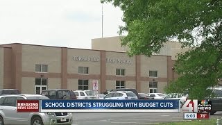 School districts struggling with budget cuts