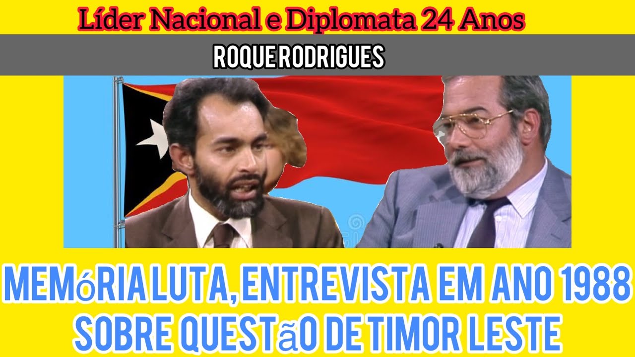 Memória Luta, Entrevista Com Roque Rodrigues Em Ano 1988 //Emabixador da Luanda e Itenerante de TL