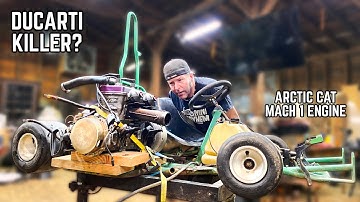 125 HP "Monster Killer" Go Kart Build! | 670cc 2 Stroke Snowmobile Engine on a Race Kart