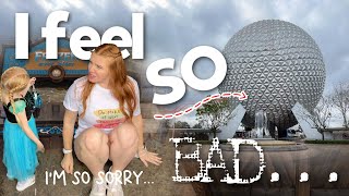 We made a HUGE mistake in Disney World w/ my daughter...