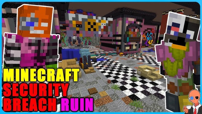 I built a working Five Nights at Candy's map in Minecraft (Build +