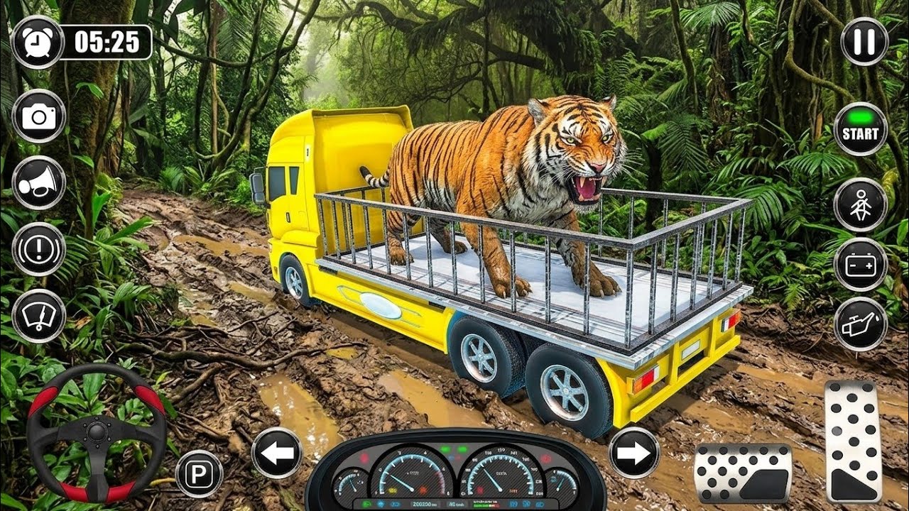 Animal Cargo Truck Driving Game 3D - Animal Transport Cargo Truck 2024 - Android Gameplay