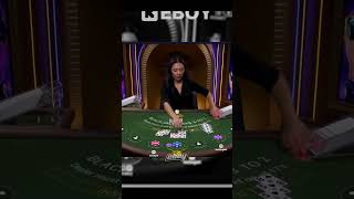 THE DEALER ALMOST PULLED THE WHOLE DECK TO BUST #clips #gaming #gamingclip #win #winclip #viral