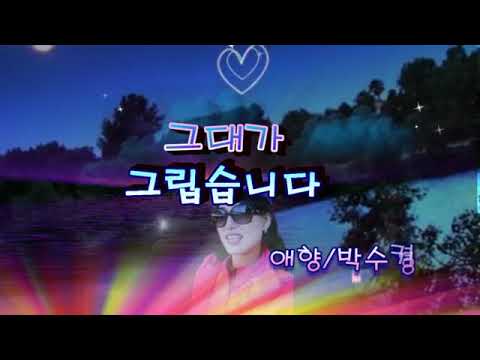그대가 그립습니다  박수경 시인