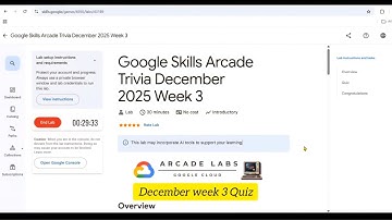 Google Skills Arcade Trivia December 2025 Week 3 Quiz answer | Google cloud arcade 2025 | #gcp