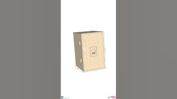 Thumbnail of DIY Speaker Box Plan 2x15" Dual Ported Bandpass #shorts