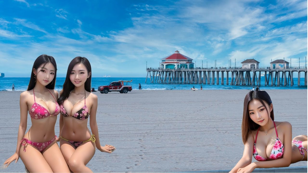 AI DAILY FLORAL BIKINI IN BALI LOOKBOOK AMAZING 발리에서 꽃무늬 비키니 룩북ㅣ