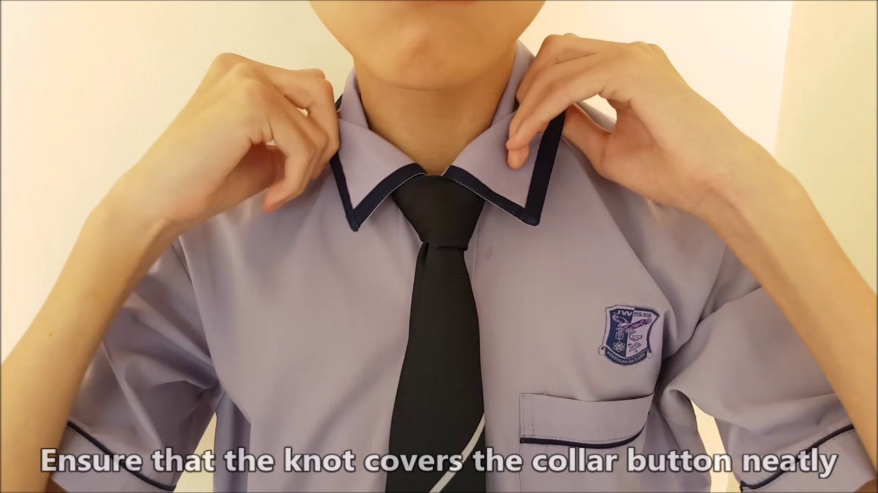 How to tie a Tie properly@Jwss 