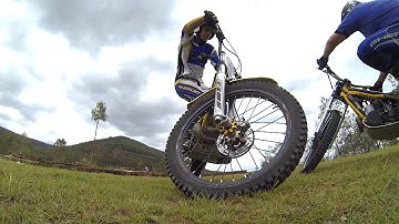 How to pivot turn & full lock turn on trials bikes︱Cross Training Trials Techniques