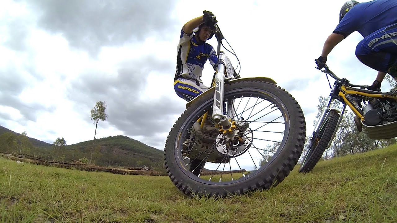 How to pivot turn and full lock turn on trials bikes︱Cross Training