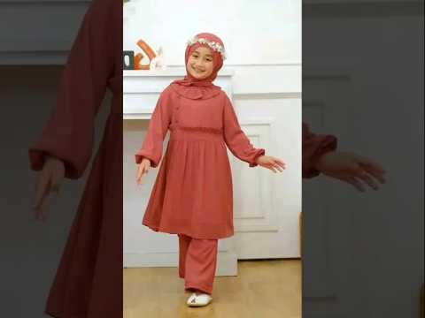 Baby Girl Hijab Design 2025 New Islamic Dress Hijabstyle Islamic Girls Beautiful Hijab Dress