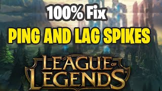 In this video tutorial i will gonna show you how to fix latency and
ping spikes league of legends.
