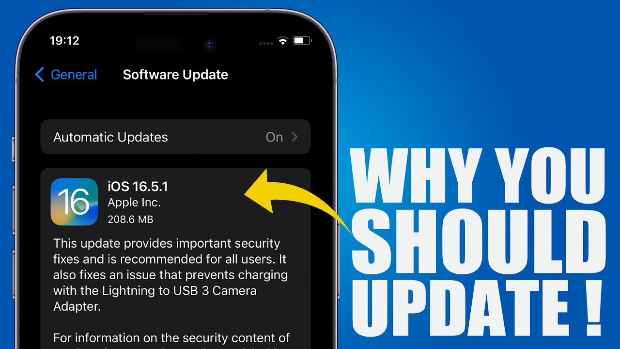 iOS 16.5.1 Released - Why You NEED to Update ! - YouTube