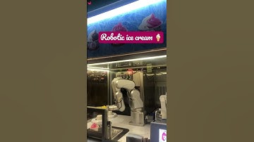 Robotic ice cream 🍦 #globalvillage #mydubai  #dubai