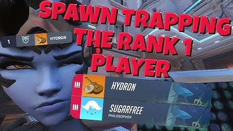 SPAWN TRAPPING THE RANK 1 PLAYER ON OVERWATCH 2