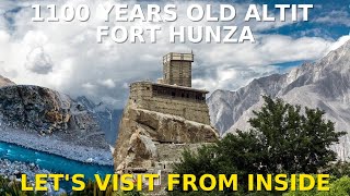1000 Years Old Altit Fort Hunza Valley Built Atop Mountain Overlooking Karakorum Highway-Silk Route
