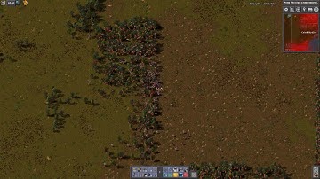 Factorio Robot Based Deforestation Timelaps