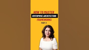 Enterprise Architecture Zachman framework ​⁠@Maxoutcomes #enterprisearchitecture #education