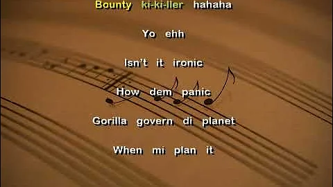 Bounty Killer - Dat's Gadzilla lyrics  ft  Vybz Kartel, Busy Signal (Lyric Video)