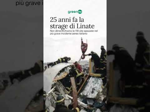Video 25 anni fa la strage di Linate