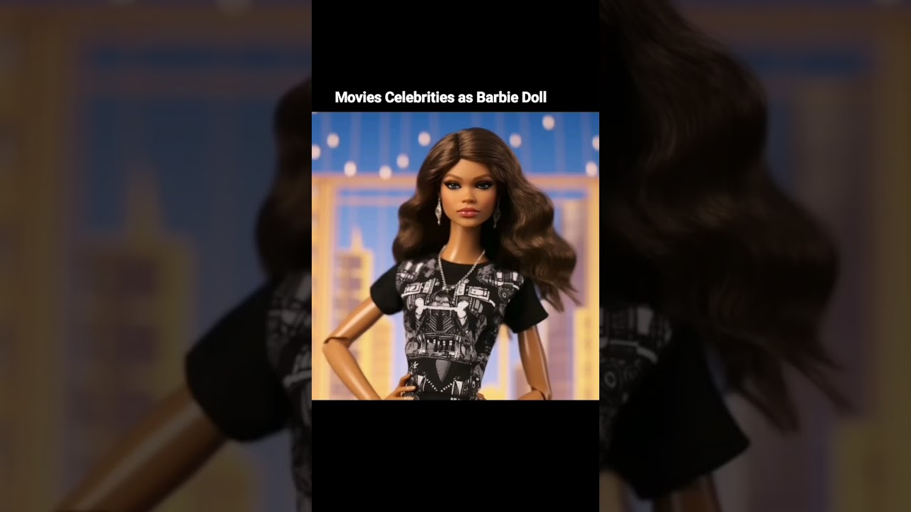 Movies Celebrities as Barbie doll 