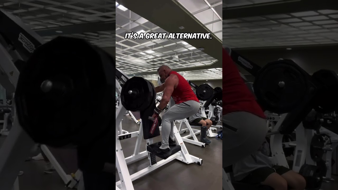 Always think out of the box if your gym doesn’t have a seated row you could always use your machine