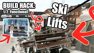Ski Lift BUILD HACK | BLOXBURG ROBLOX | ROBUILDS