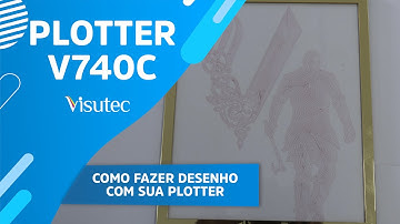 Visutec | Plotter V740C | Como fazer desenhos