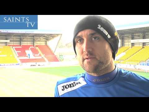 St. Johnstone - pre match v Aberdeen - Tommy Wright & Lee Croft 28/2/14