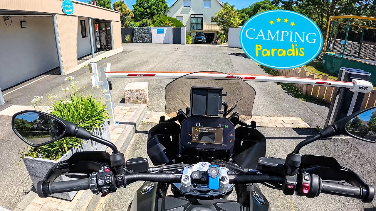 MOTOVLOG JE PARS AU CAMPING !