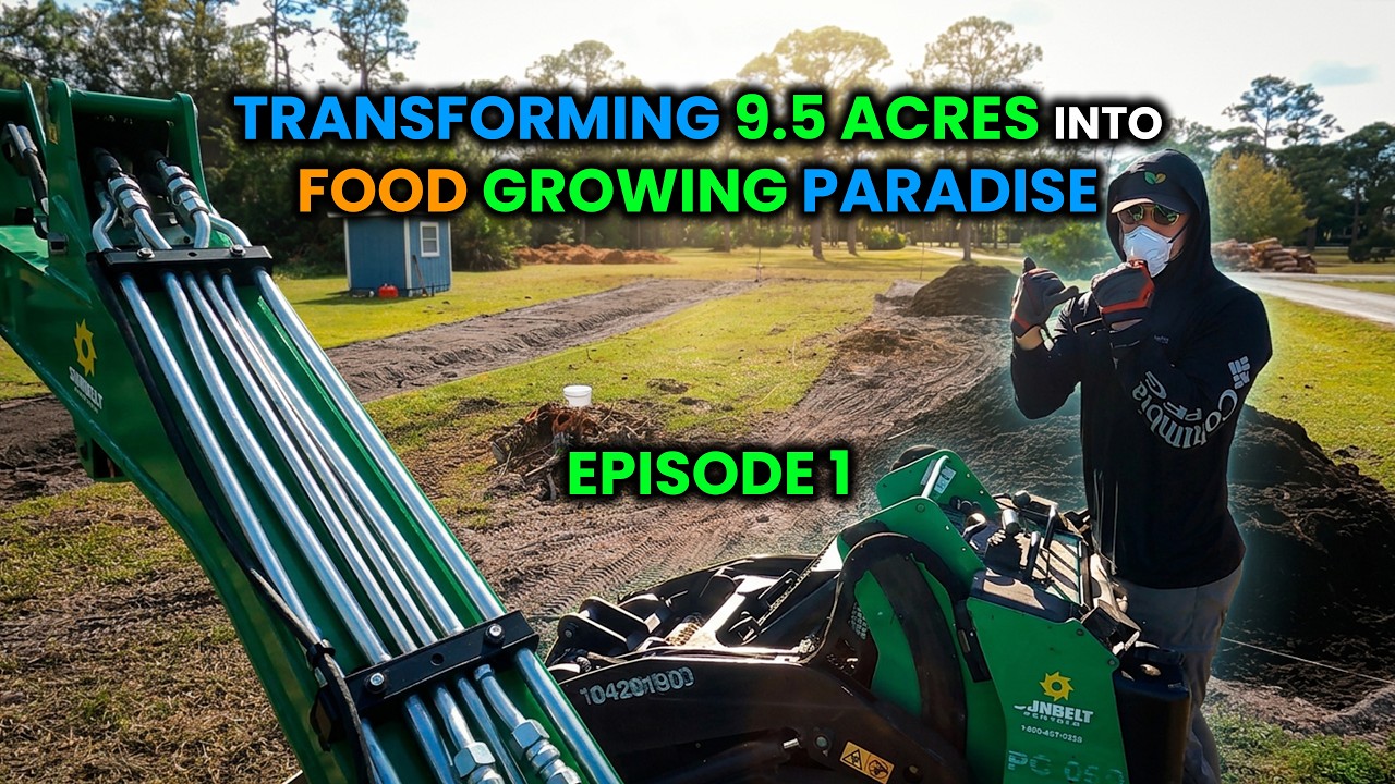 Превращение 9,5 акров в рай для выращивания продуктов питания | Юго-восточное побережье Флориды |...