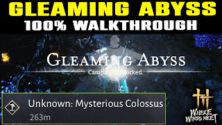 Gleaming Abyss 100% Walkthrough | Where Winds Meet Side Quest Mysterious Colossus screenshot 5