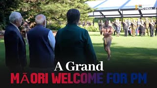 PM Modi receives a Māori ceremonial welcome in New Zealand
Prime Minister Narendra Modi received a Māori ceremonial welcome in Auckland, New Zealand.
►Subscribe https://goo.gl/C3hVED | to Prime Minister Office’s official Youtube channel.
Get the latest updates 🔔 from PM’s Office: news, speeches, public outreach, national events, official state visits, PM’s foreign visits, and much more...
You can also connect with us on the official PMO website & other Social Media channels –
►Website – http://www.pmindia.gov.in
►Facebook – https://www.facebook.com/PMOIndia
►Twitter – https://twitter.com/PMOIndia
►Instagram – https://www.instagram.com/pmoindia PM Modi receives a Māori ceremonial welcome in New Zealand