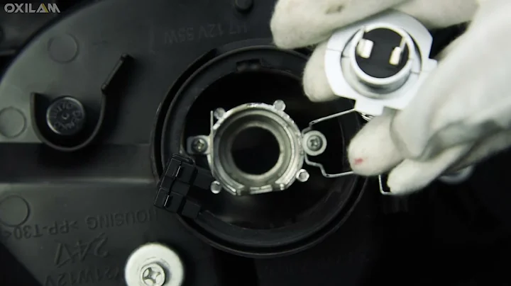 OXILAM LED bulb installation | H7 | simple adapter