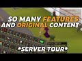 SO MANY *FEATURES* AND ORIGINAL CONTENT! *HUGE GIVEAWAY* | LUNARIS RSPS