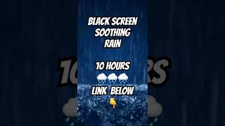 BLACK SCREEN | SOOTHING RAIN | DEEP SLEEP #deepsleep #relaxing #rain #rainsoundsforsleep #meditate