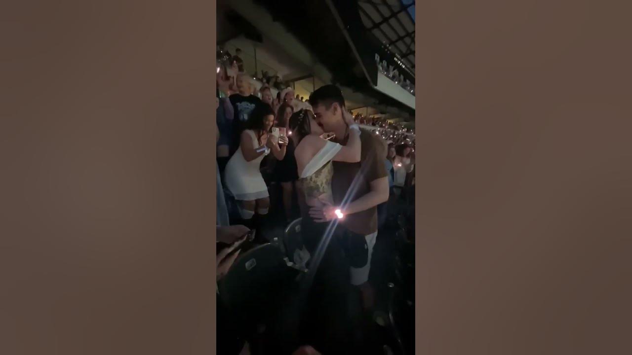 Surprise proposal during 'Love Story' at Taylor Swift's concert in Philadelphia